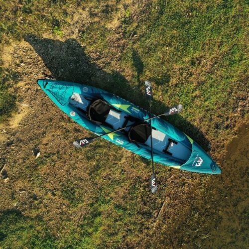 Nafukovací kajak pro 2 osoby 13'6″ AquaMarina Versatile/ Whitewater Kayak blue Steam-412