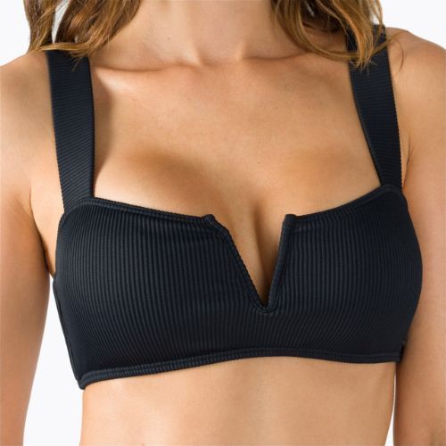 Horní díl plavek ROXY Love The Coco V 2021 anthracite
