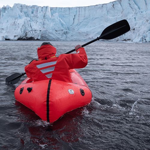 Otevřený středový ponton Pinpack Packraft Amundsen II červený