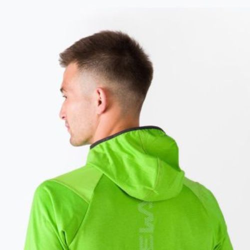 Salewa pánská fleecová mikina Agner Hybrid PL/DST FZ Hoody zelená 00-0000027371