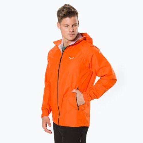 Salewa pánská bunda do deště Puez Aqua 3 PTX oranžová 00-0000024545