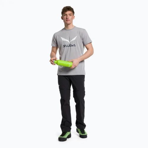 Pánské trekové tričko Salewa Solidlogo Dry grey 00-0000027018