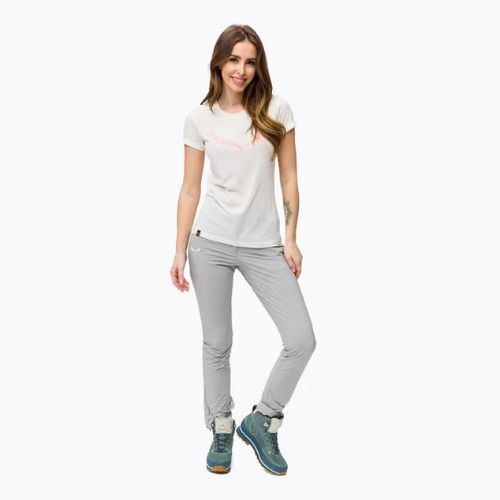 Dámské trekové tričko Salewa Solid Dry white 00-0000027019