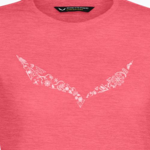 Dámské trekové tričko Salewa Solid Dry pink 00-0000027019