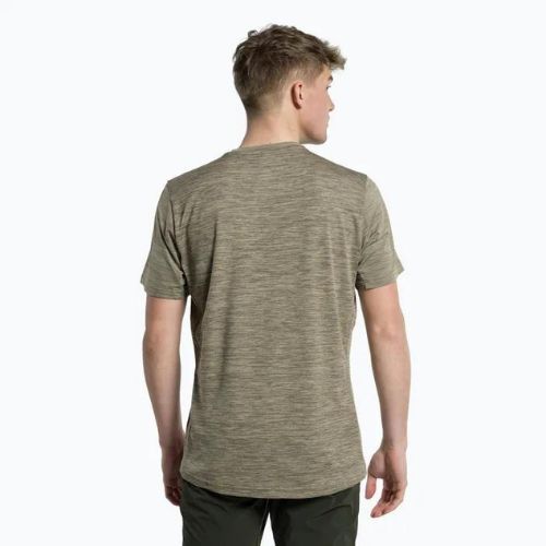 Salewa pánské trekové tričko Puez Hybrid 2 Dry hnědé 00-0000027397