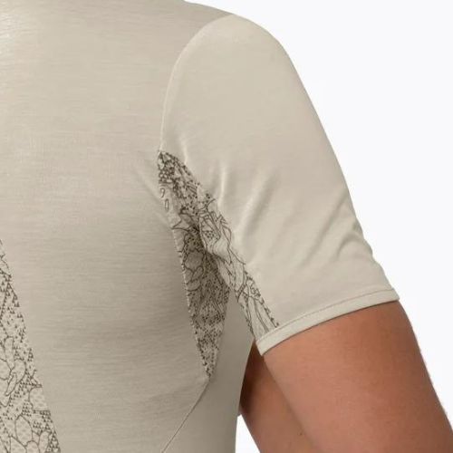 Salewa Puez Graphic 2 Dry dámské trekové tričko béžové 00-0000027400