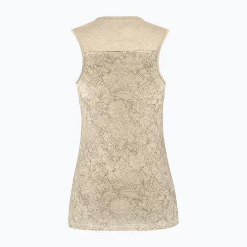 Dámské trekové tričko Salewa Puez Graphic Dry Tank beige 00-0000027482