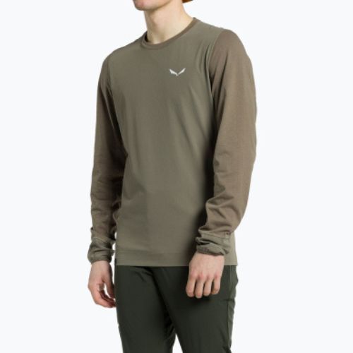Salewa pánská trekingová košile Lavaredo Hemp Print hnědá 00-0000028062