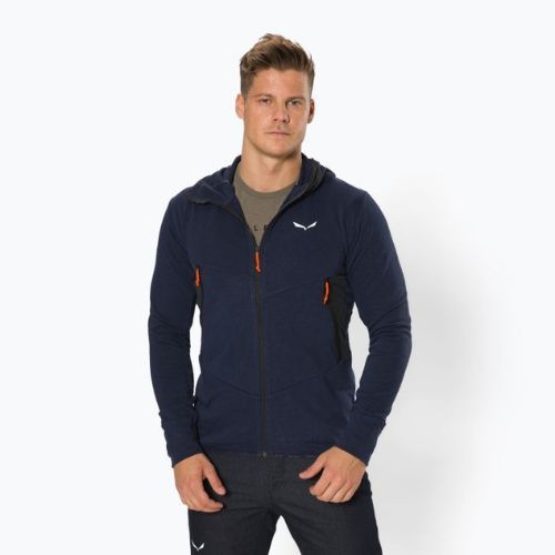 Salewa pánská trekingová mikina Lavaredo Hemp Hooded navy blue 00-0000028237
