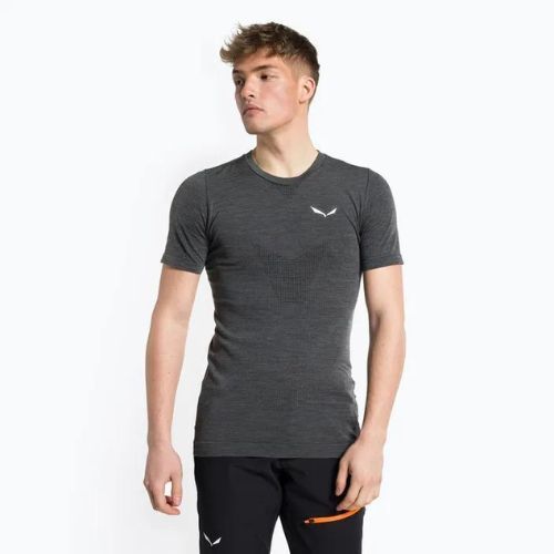 Pánské trekové tričko Salewa Pedroc AMR šedé 00-0000028320