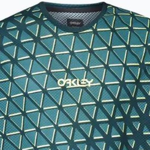 Pánský cyklistický dres Oakley Flow 3/4 zelený FOA403122