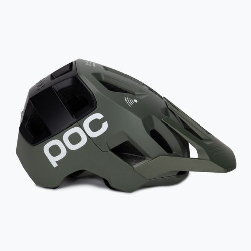 Cyklistická přilba POC Kortal Race MIPS epidote green/uranium black metallic/matt