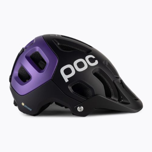 Cyklistická přilba POC Tectal Race MIPS uranium black/sapphire purple metallic/matt