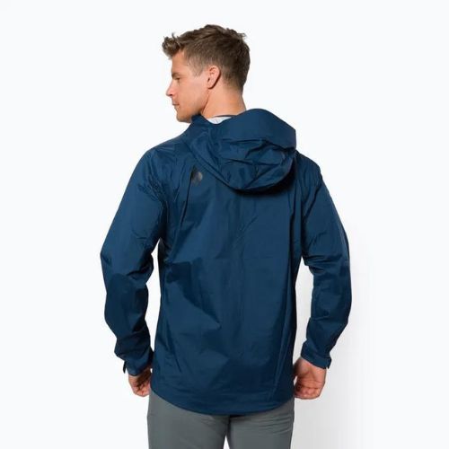 Pánská nepromokavá bunda Black Diamond Stormline Stretch tmavě modrá APCDT04013SML1