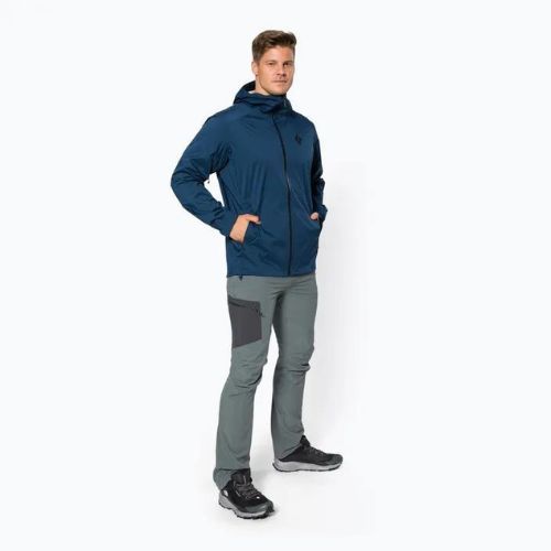 Pánská nepromokavá bunda Black Diamond Stormline Stretch tmavě modrá APCDT04013SML1