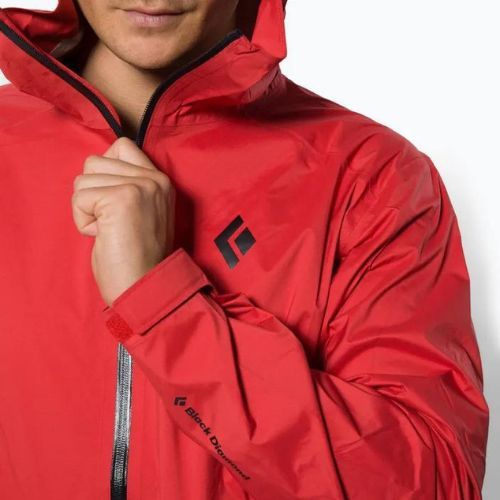 Pánská nepromokavá bunda Black Diamond Stormline Stretch červená APCDT06040SML1
