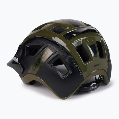 Cyklistická přilba CASCO MTBE 2 černá/zelená 04.1345