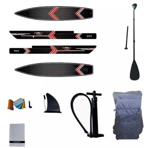 Kajak/SUP hybrid pro 1 osobu Pure4Fun Dual Purpose černý P4F160040