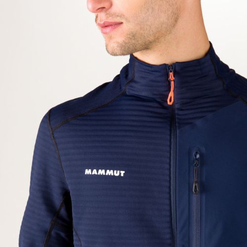 Pánská treková mikina MAMMUT Aconcagua Light ML tmavě modrá