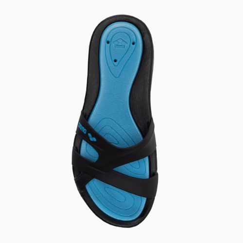 Dámské žabky ARENA Athena Hook 83 black/blue 80680/83