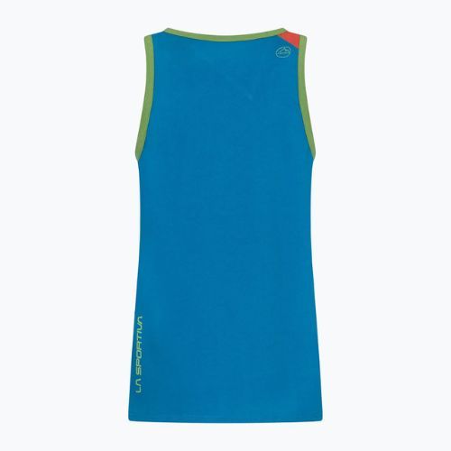 Pánské lezecké tričko La Sportiva Stripe Tank modré H13623313