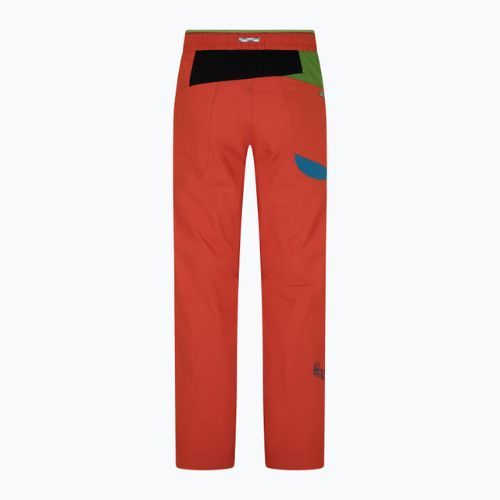 Pánské lezecké kalhoty La Sportiva Fuente červené N69313718
