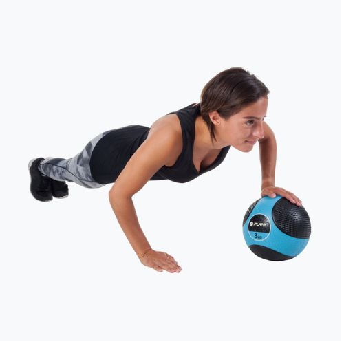 Medicinbal 3 kg Pure2Improve Medicine Ball modrý 2138