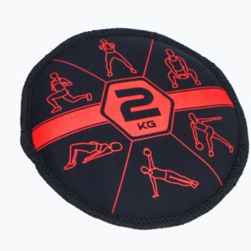 Činka 2 kg Pure2Improve Sandbell černo-červená P2I201210