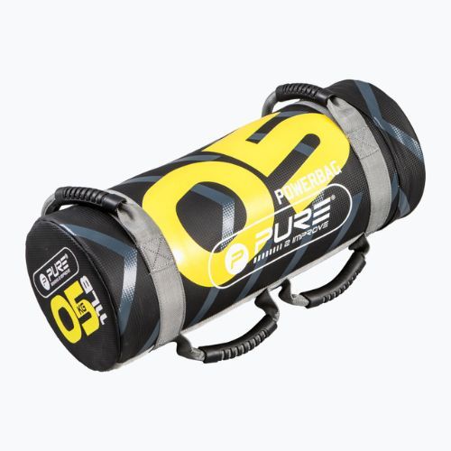 Tréninkový vak 5 kg Pure2Improve Power Bag černo-žlutý P2I201710