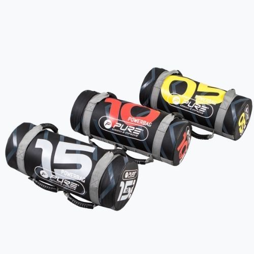 Tréninkový vak 5 kg Pure2Improve Power Bag černo-žlutý P2I201710