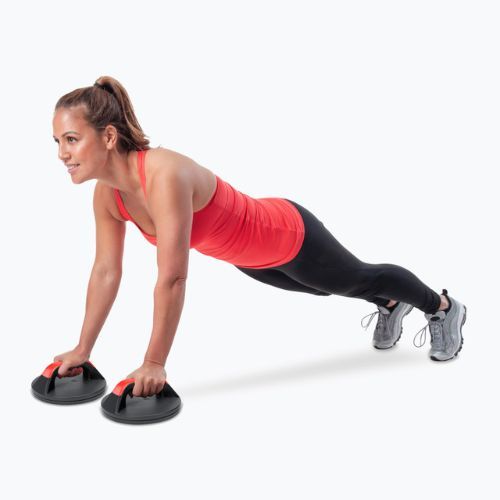 Podpěry na kliky Pure2Improve Push-up Pro Set červeno-černé P2I202160