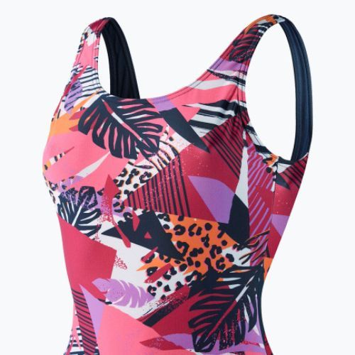 Dámské jednodílné plavky Speedo Allover U-Back růžové 68-07336G738