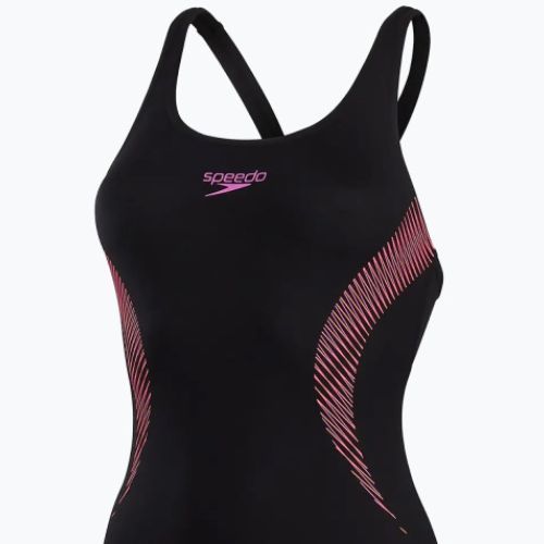 Speedo Placement Muscleback dámské jednodílné plavky černé 68-08694G704