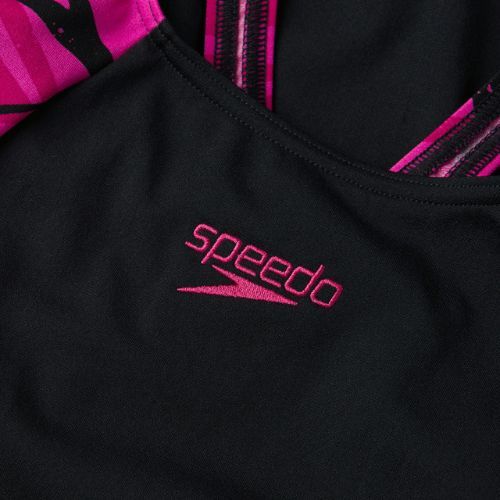 Speedo Hyperboom Splice Muscleback dámské jednodílné plavky černé 68-13470G720