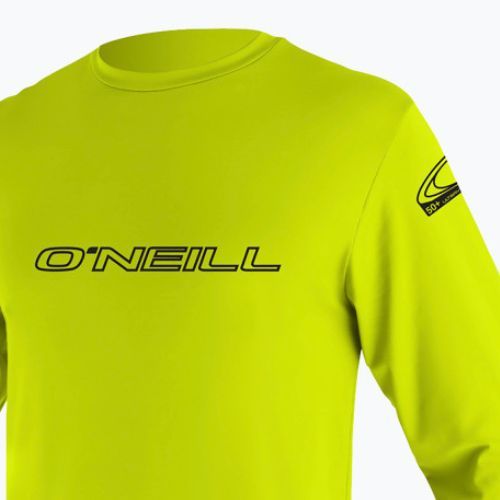 Pánské tričko O'Neill Basic Skins LS Sun lime green 4339
