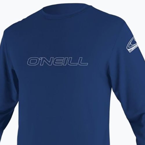 Pánské tričko s dlouhým rukávem O'Neill Basic Skins LS Sun Shirt navy blue 4339