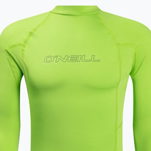 Surf tričko O'Neill Basic Skins LS Rash Guard lime green 3342