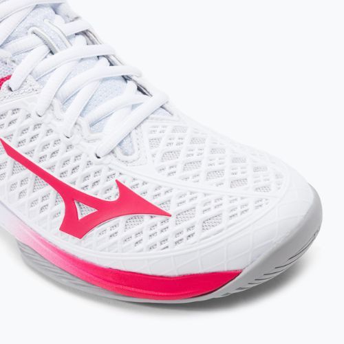 Dámské tenisové boty Mizuno Wave Exceed Tour 4 AC white/rose red/nimbus cloud