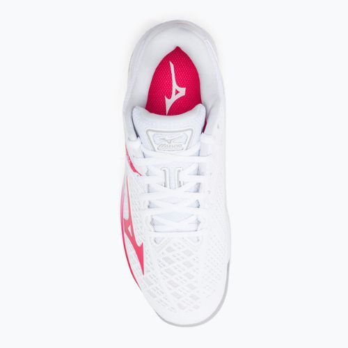 Dámské tenisové boty Mizuno Wave Exceed Tour 4 AC white/rose red/nimbus cloud