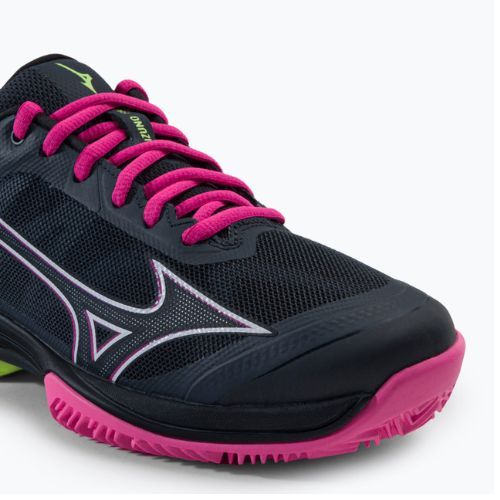 Dámské boty na padel Mizuno Wave Exceed Light Padel ebony/pink glo/neo lime