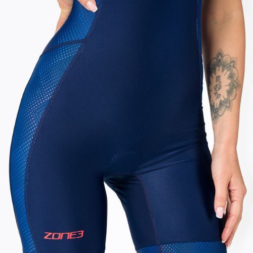Dámská triatlonová kombinéza ZONE3 Activate+ Trisuit navy/coral