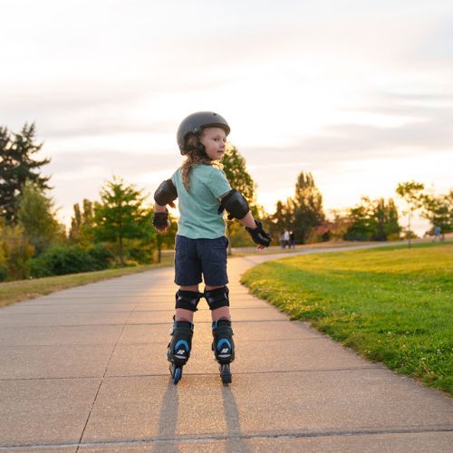 Dětské kolečkové brusle K2 Raider Beam modré 30G0135