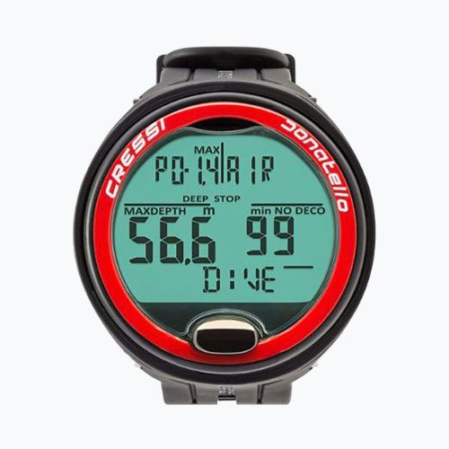 Potápěčský počítač Cressi Donatello černý/červený KS860058
