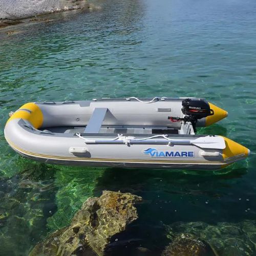 Mořský ponton 5místný Viamare 330 S ALU šedý 1126149