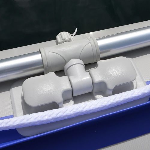 Člun pro 6 osob Viamare 380 S Alu šedozelený 1126150