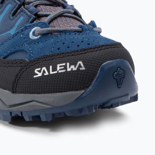 Dětská trekingová obuv Salewa Alp Trainer Mid GTX modrá 64010