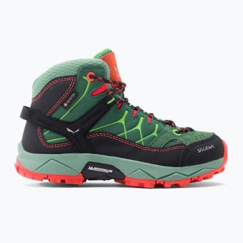 Dětské trekové boty Salewa Alp Trainer Mid GTX green 00-0000064010