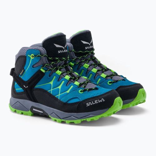 Dětské trekové boty Salewa Alp Trainer Mid GTX blue 00-0000064010