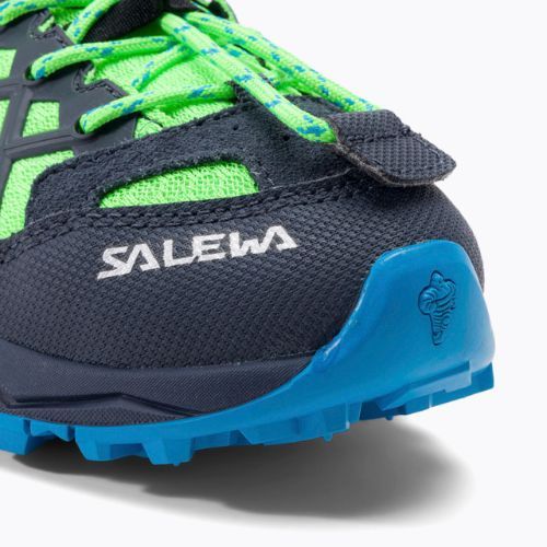 Salewa Wildfire dětské trekové boty modro-zelené 00-0000064007