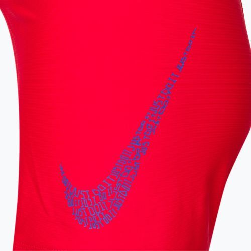 Dětské plavecké boxerky Nike JJdi Swoosh Aquashort červené NESSC854-614